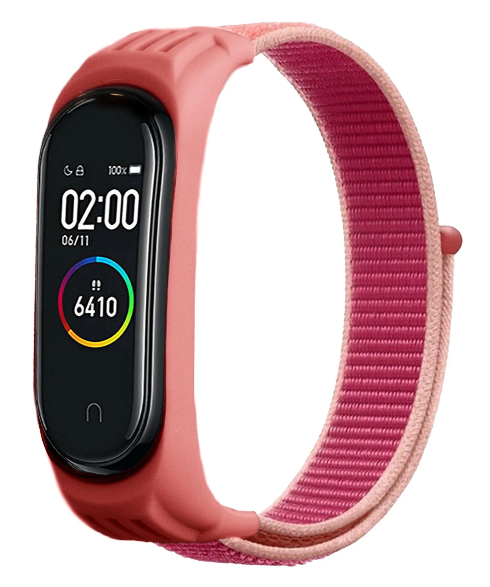 Nylon Strap, on a watch, 3/4 front view