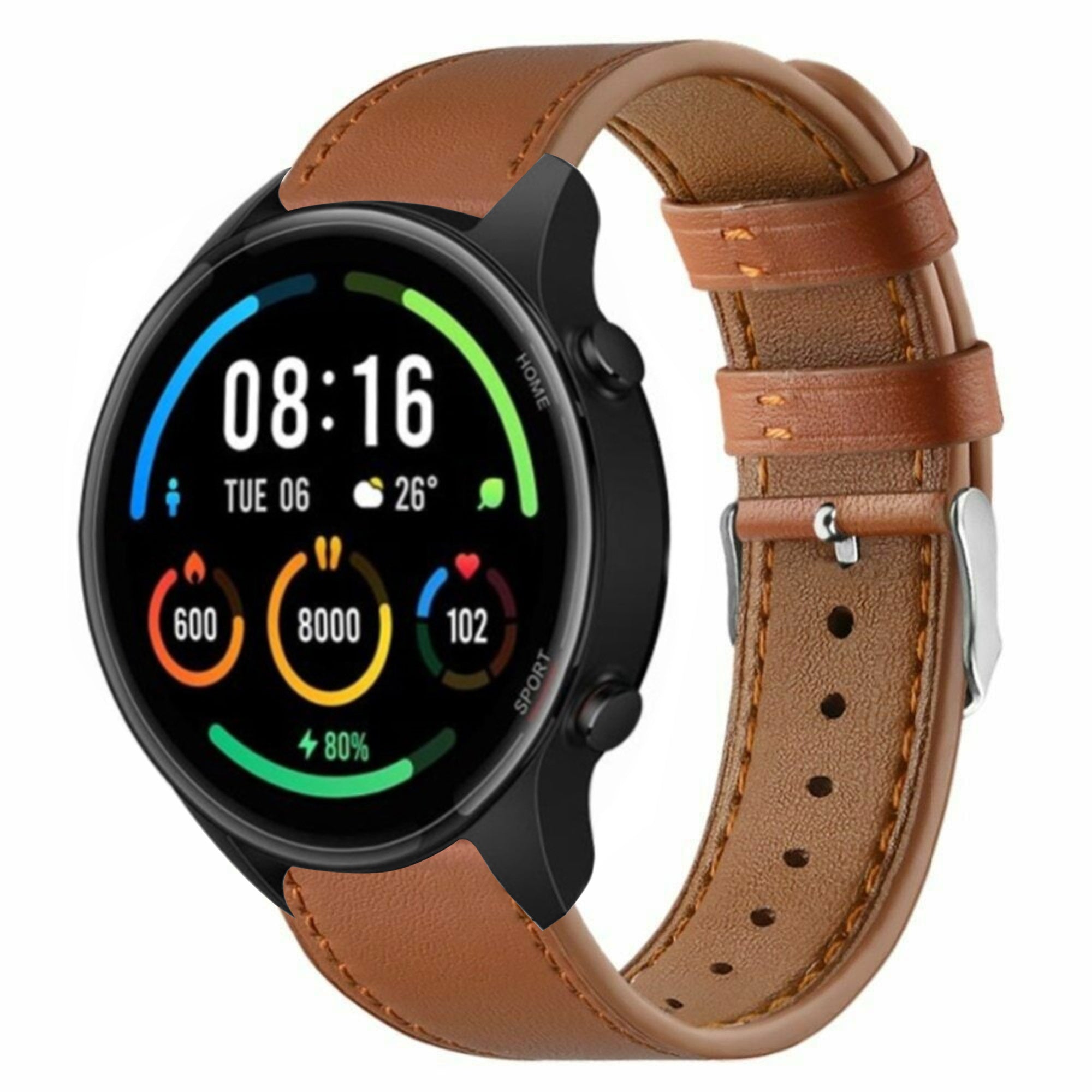 Correa cuero moderna Xiaomi Mi Watch (marrón)