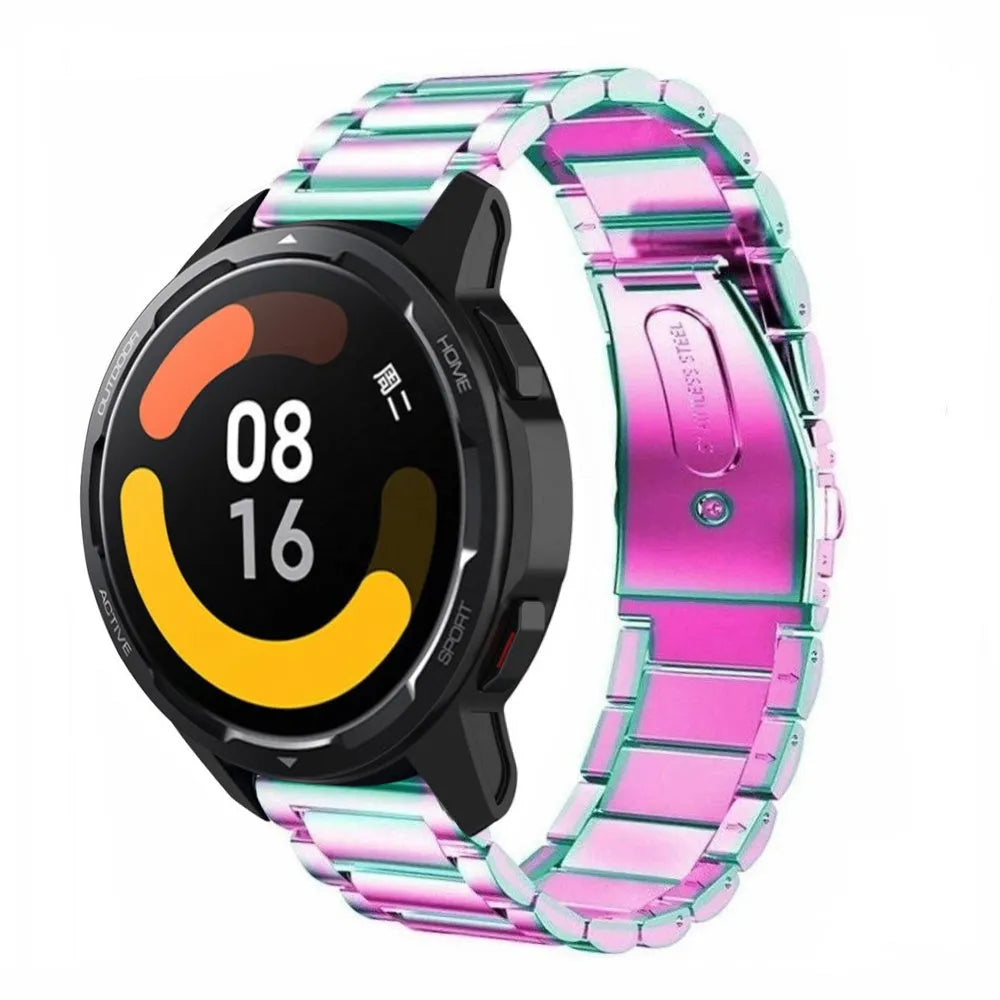 Steel Strap, on a watch, 3/4 front view