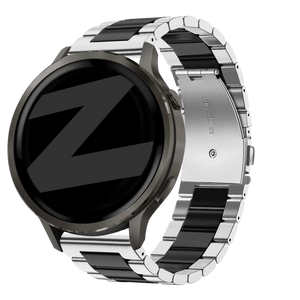 Bandz Correa acero 'Classic' Garmin Approach S42 (plateado/negro)