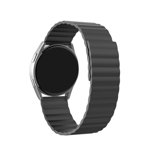 Withings ScanWatch 2 - 42mm Magnetisches Silikonarmband (Schwarz)