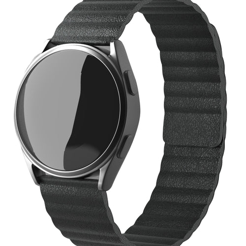 Bracelet cuir Loop Amazfit Bip 6 (noir)