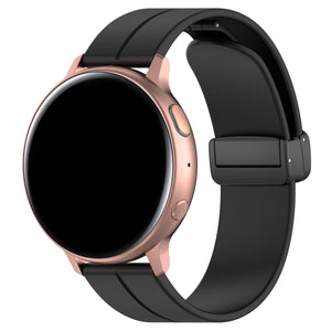 Bracelet silicone avec boucle Amazfit Active 2 (noir)