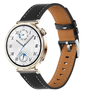 Bracelet cuir 'One Push' Huawei Watch GT 5 - 41mm (noir)