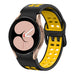Samsung Galaxy Watch 4 40mm Sport Square Armband (Schwarz/Gelb)