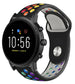 Fossil Gen 5 sport band (zwart kleurrijk)