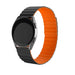 Coros Pace 4 Magnetisches Silikonarmband (Schwarz/Orange)