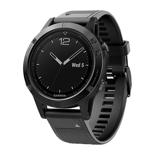 Garmin Tactix 8 - 47mm Silicone Strap (Black)