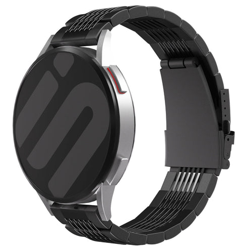 Bracelet acier de luxe Garmin Forerunner 255 (noir)