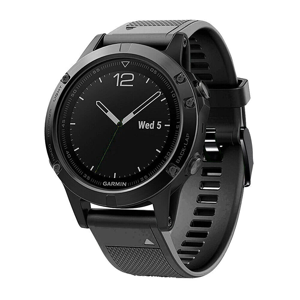 Garmin MARQ Silikonarmband (Schwarz)