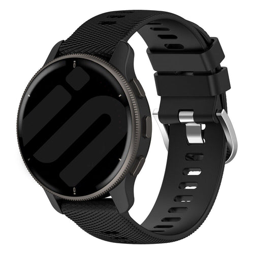 Garmin D2 Air X10 Silikonarmband (Schwarz)