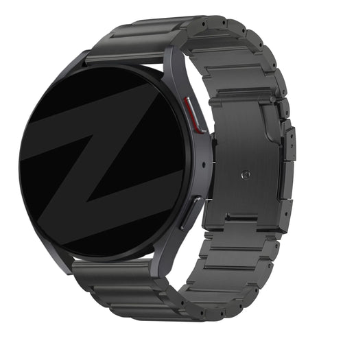 Bandz Bracelet titane Coros Apex 4 - 42mm (noir)