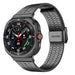 Samsung Galaxy Watch Ultra luxus Stahlarmband (Schwarz)