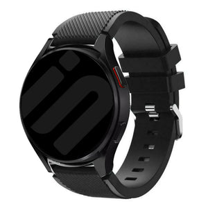 Amazfit Bip 5 twill siliconen bandje (zwart)