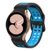 Bracelet sport carré Samsung Galaxy Watch 4 40mm (noir/bleu clair)