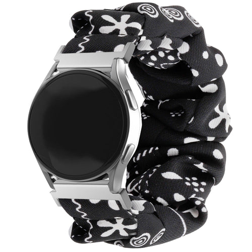 Samsung Galaxy Watch 3 41mm Scrunchie Strap (Black Mix)