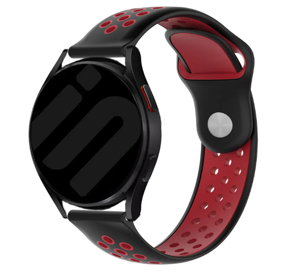 Withings ScanWatch Nova Sport Strap (Black/Red)