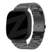 Bandz Fitbit Sense klassisches Stahlarmband (Schwarz)