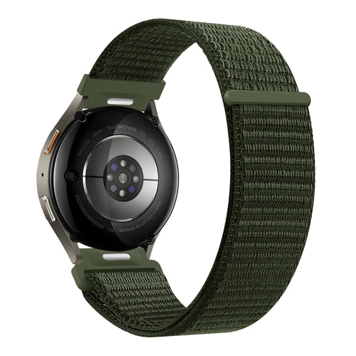 Bandz Huawei Watch GT 7 Pro Nylon Strap 'Easy Fit' (Green)