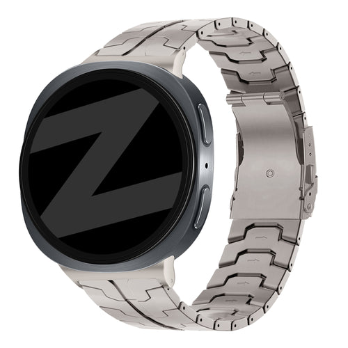Bandz Samsung Galaxy Watch 8 - 40mm Titanarmband 'Iron' (Titan)