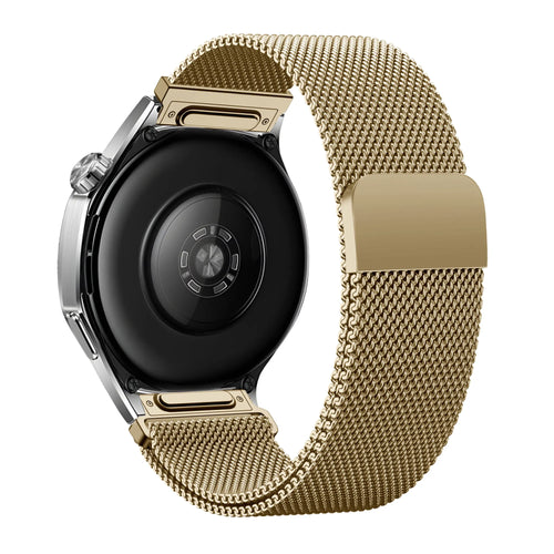 Bandz Amazfit Active 2 Milanese Armband 'Easy fit' (Gold)