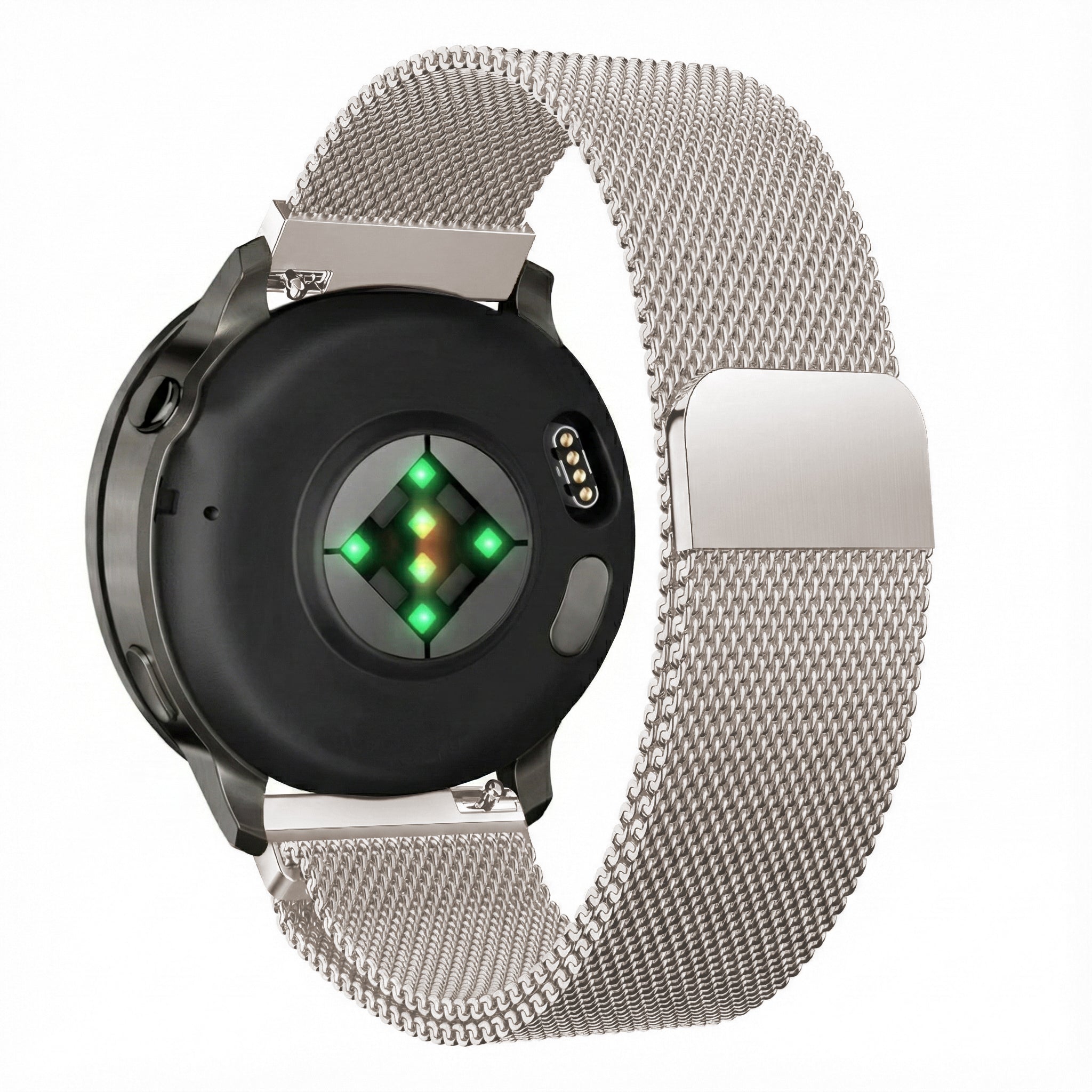 Bandz Garmin Venu 2 Plus Milanese Loop Strap (Starlight)