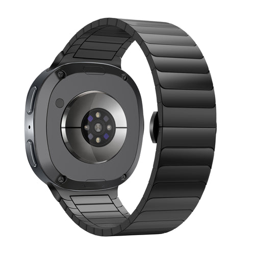 Bandz Samsung Galaxy Watch 8 Classic Stahlarmband 'One Bead' (Schwarz)