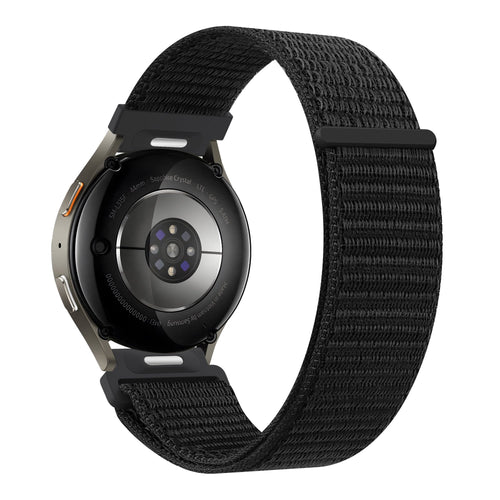 Bandz Samsung Gear S3 Nylonarmband 'Easy Fit' (Schwarz)