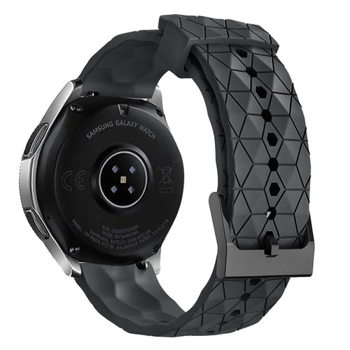Suunto 9 Peak Silikonarmband Sechseck (schwarz)
