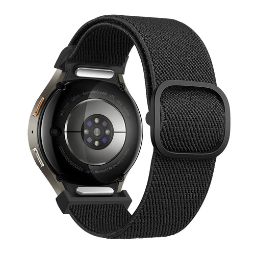 Bandz Samsung Galaxy Watch 5 - 44mm Elastic Strap 'Easy Fit' (Black)