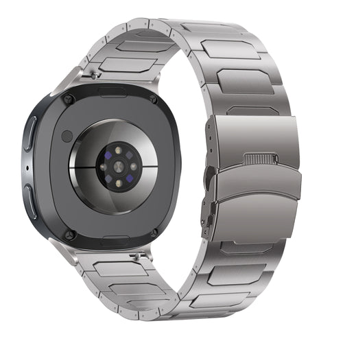Bandz Samsung Galaxy Watch 8 Classic titanium band 'Deluxe' (titanium)
