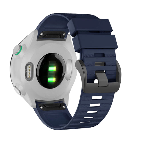 Bandz Correa silicona con hebilla Garmin Approach S60 (azul oscuro)