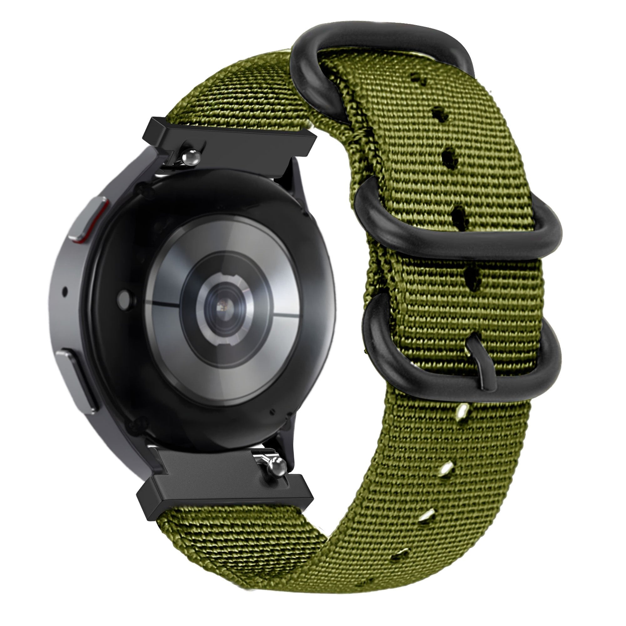 Bandz Garmin Vivomove HR Nylonarmband mit Dornschließe (Grün)