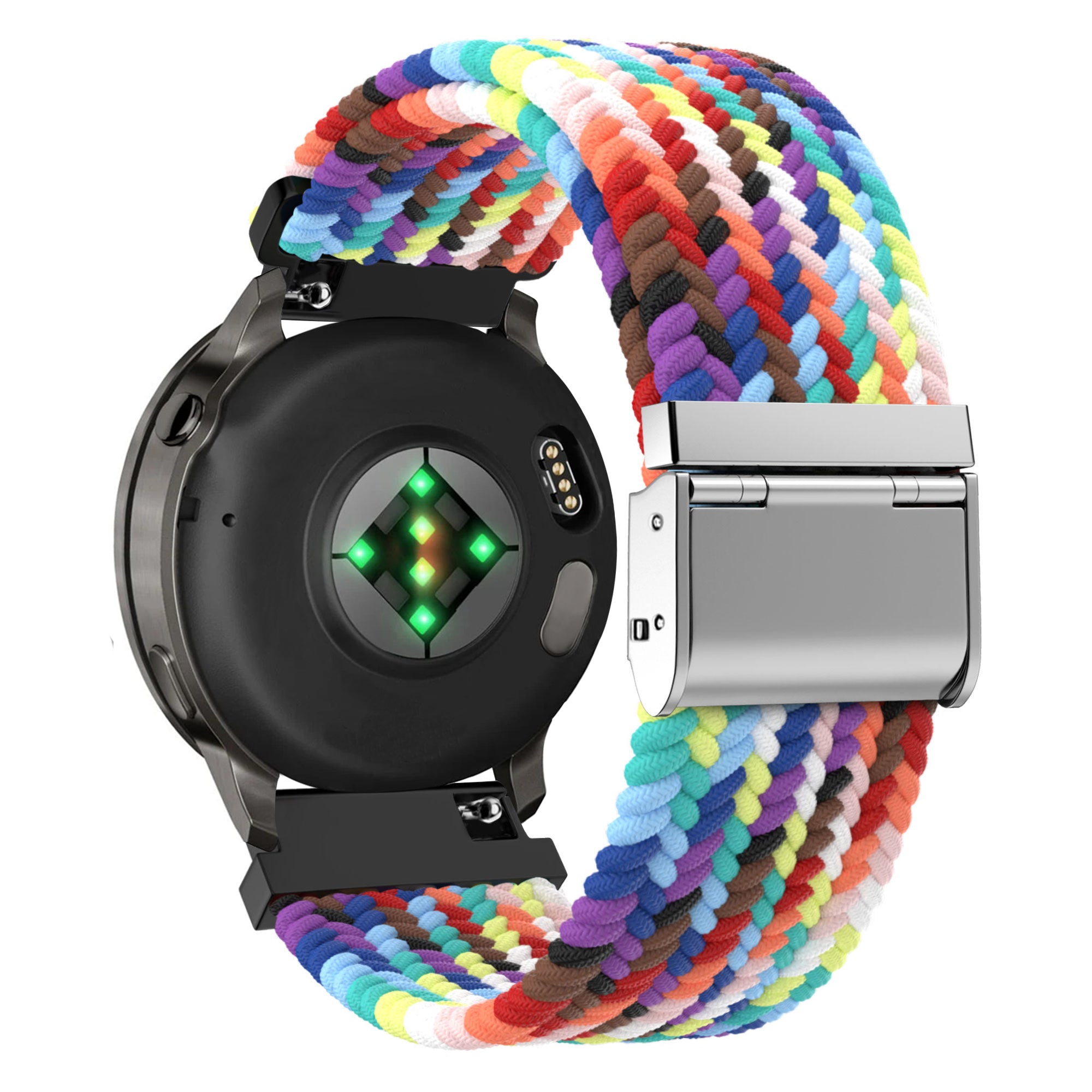 Bandz Garmin Approach J1 Gewebtes Nylonarmband (Farbenfroh)