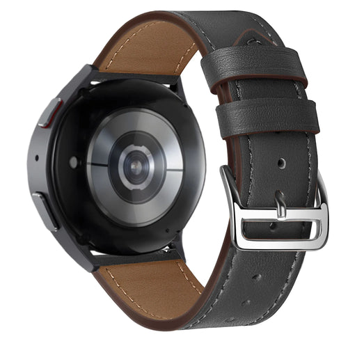 Bandz Bracelet cuir 'Deluxe' OnePlus Watch 3 (noir)