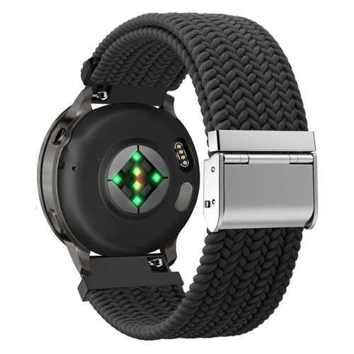 Bandz Garmin Bounce 2 Gewebtes Nylonarmband (Schwarz)