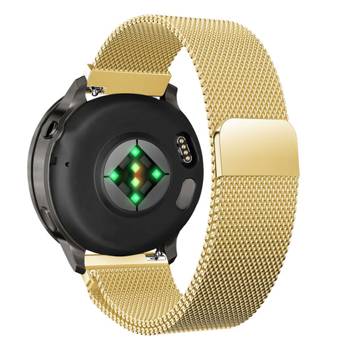Bandz Garmin Venu 2s Milanese Loop Armband (Gold)