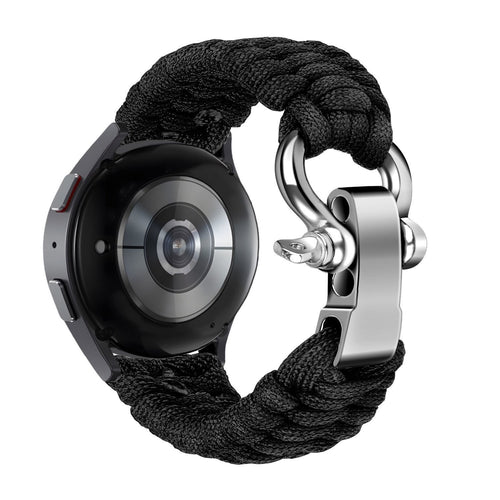 Huawei Watch GT 7 - 46mm Nylon Rope Strap (Black)