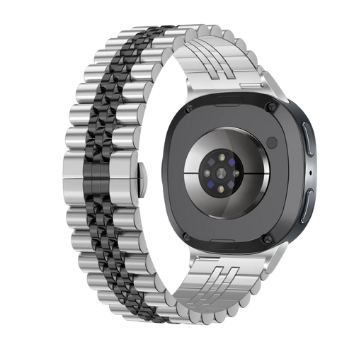 Samsung Galaxy Watch 8 - 40mm Jubilee Steel Strap (Silver/Black)