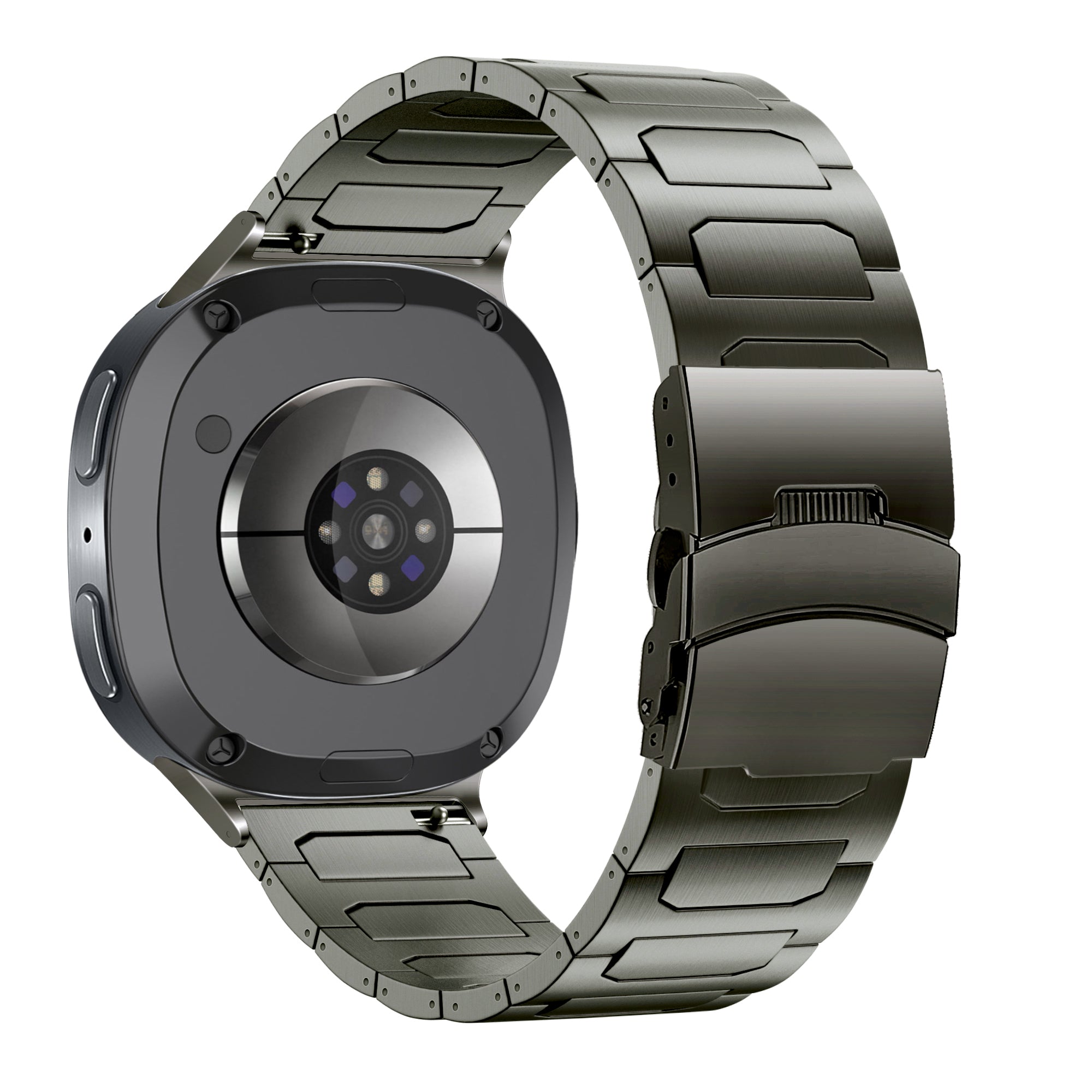 Bandz Samsung Galaxy Watch 8 Classic titanium band 'Deluxe' (grafiet)