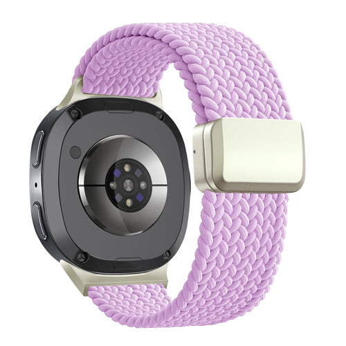Bandz Correa trenzada magnética Samsung Galaxy Watch 8 Classic (lila)