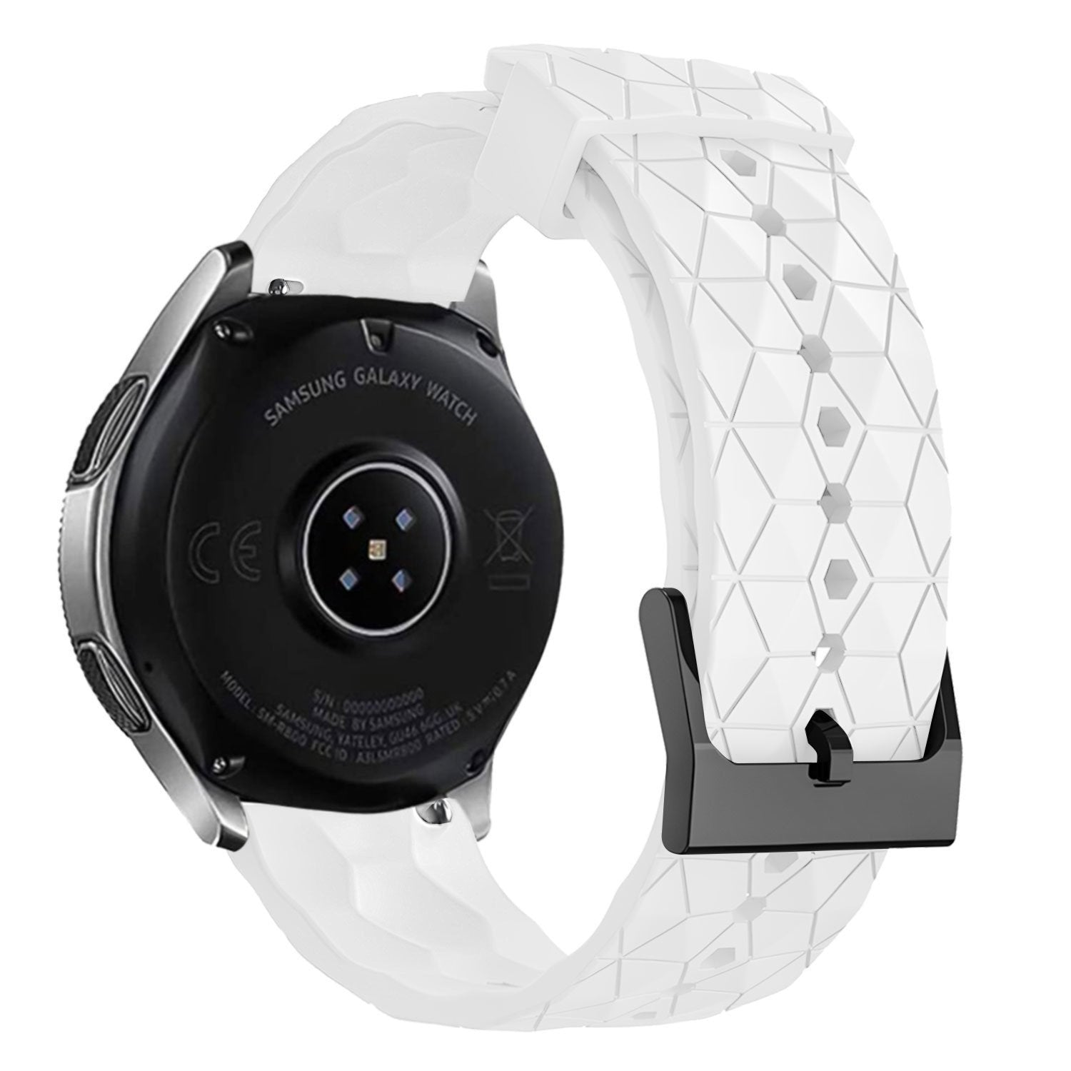 Redmi Watch 5 Lite silicone hexa band (wit)