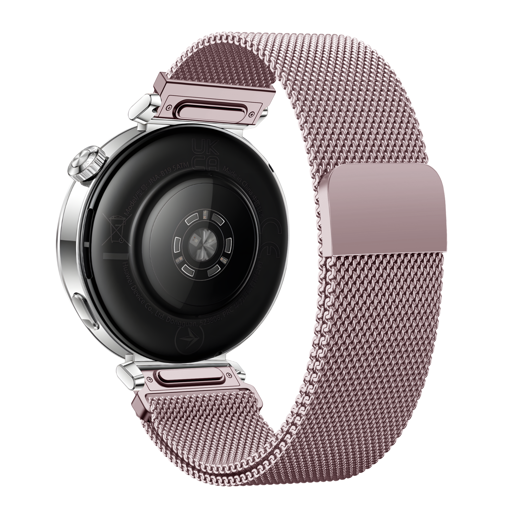 Bandz Withings ScanWatch Light Milanese band 'Easy fit' (roze)