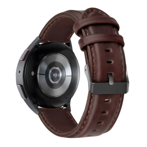 Bandz Bracelet cuir 'Classic' Suunto Race (S)  (marron foncé)