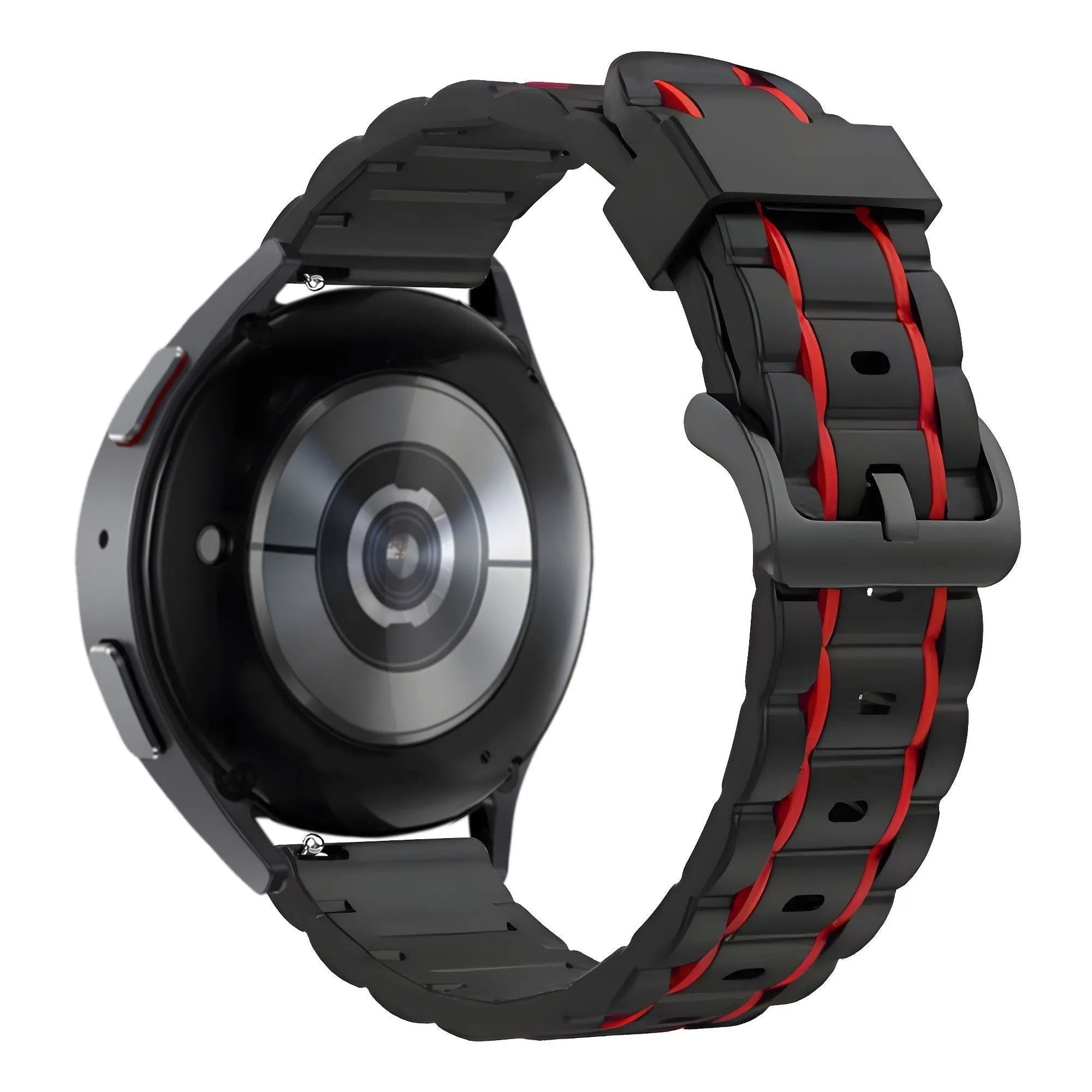 Bandz Coros Apex 2 Pro Sportarmband gestreift (Schwarz/Rot)