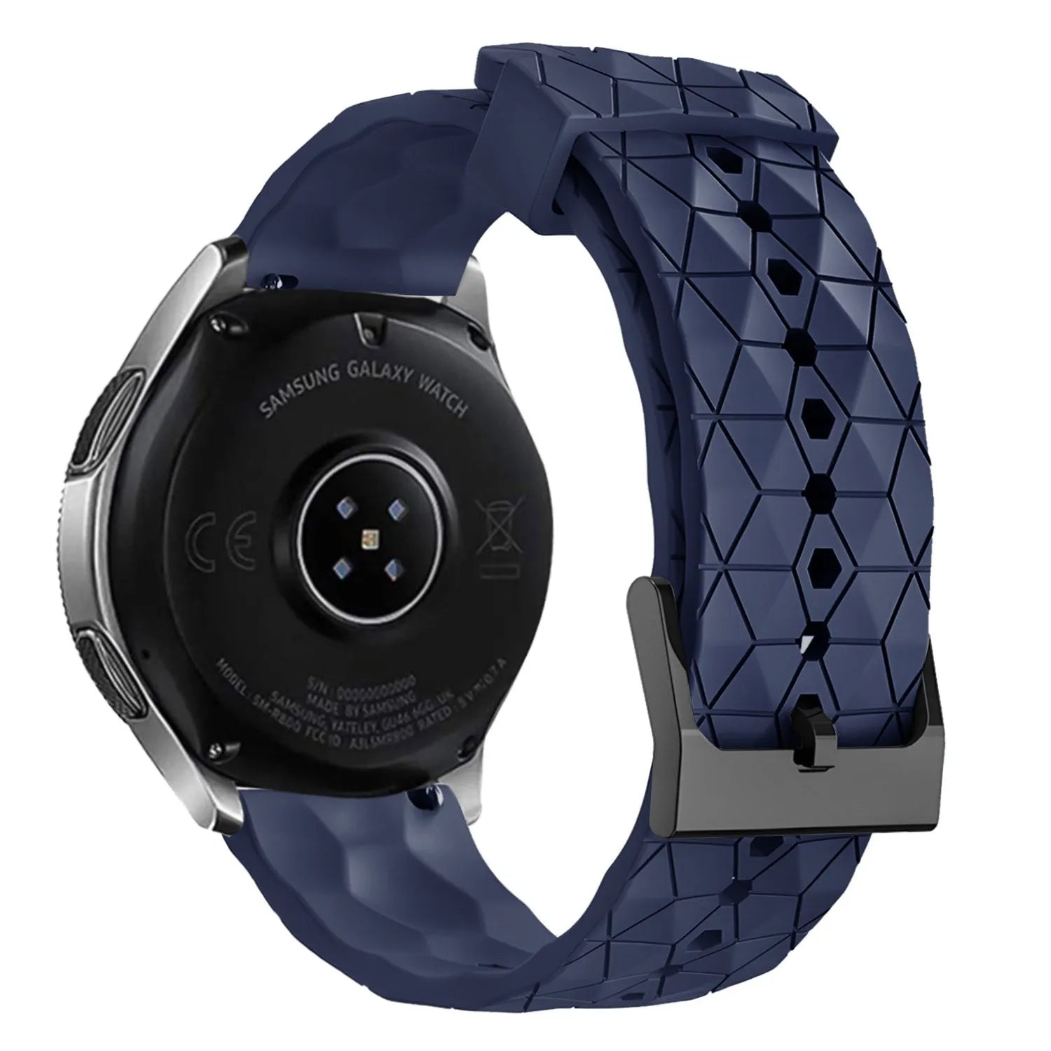 Amazfit Active Silicone Hexa Strap (Dark Blue)