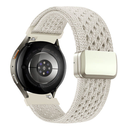 Bandz Withings ScanWatch 2 - 42mm Vintage Nylon Strap (Starlight)