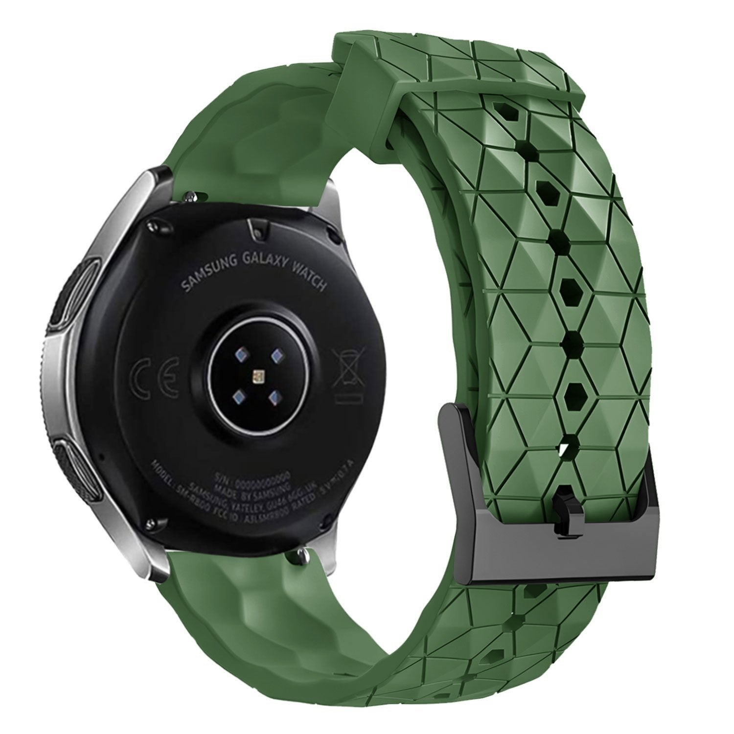 Bracelet silicone 'hexa' Redmi Watch 5 Lite (vert armée)