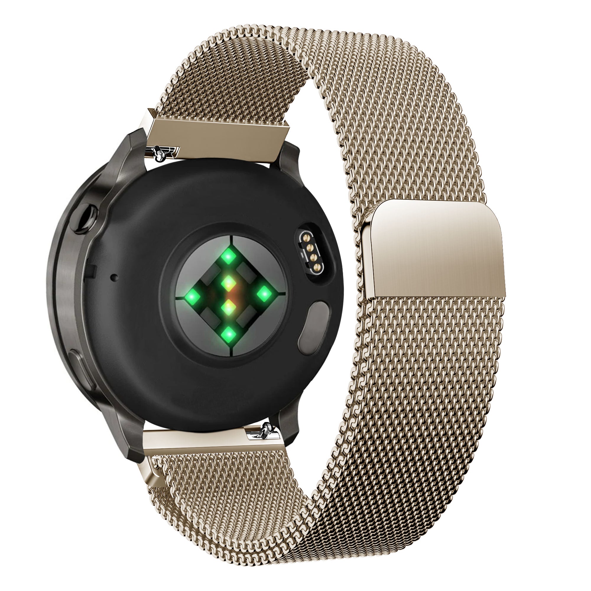Bandz Garmin Venu 2s Milanese loop band (vintage goud)