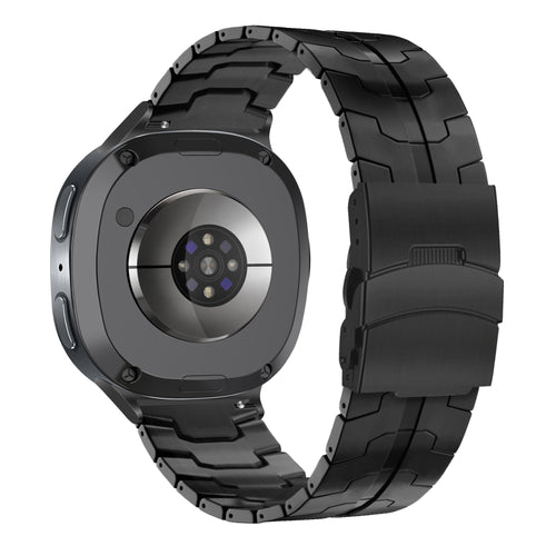 Bandz Samsung Galaxy Watch 8 - 44mm Titanarmband 'Iron' (Schwarz)
